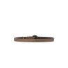 Ceinture taupe femme effet suède | Grace & Mila