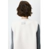 Gilet sans manches Avery écru femme | Grace & Mila