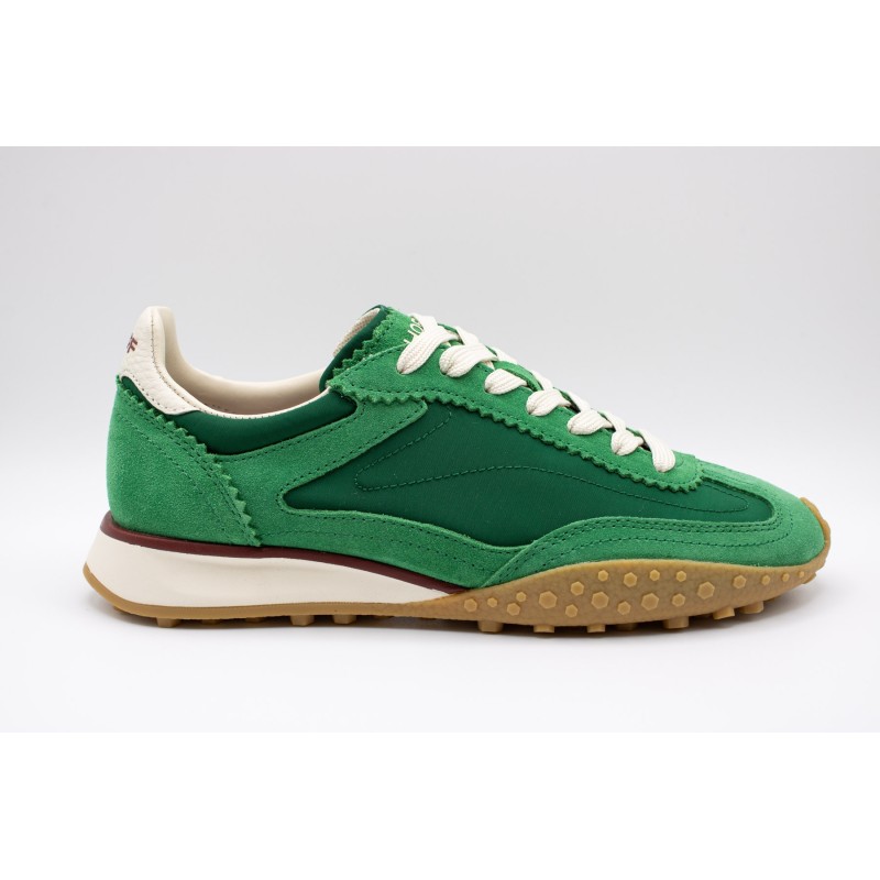 Hoff Bridge MKII Green – Baskets femme vertes rétro