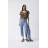 T-shirt American Vintage Sonoma Femme Col V