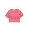 Pull American Vintage NEN18B Rayé Orange Hibiscus