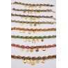 Bracelet Byzance Or à Charms Vintage Femme