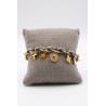 Bracelet Byzance Or à Charms Vintage Femme