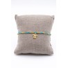 Bracelet Torsade coloré plaqué or | Mon Sens
