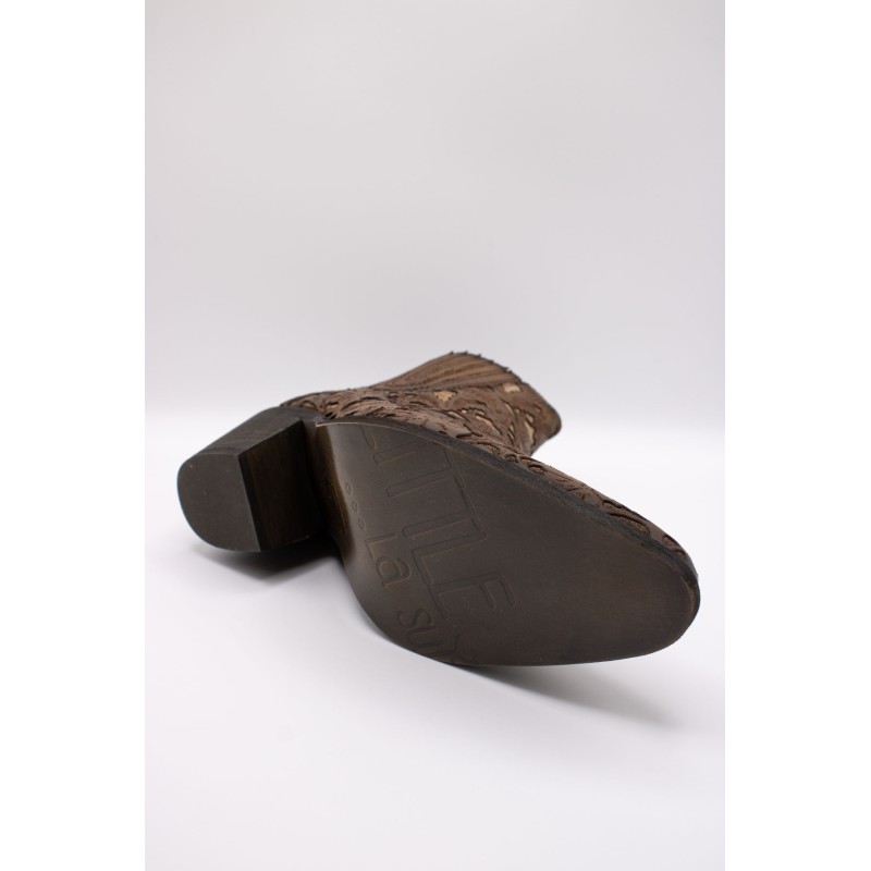 Santiags basses femme taupe Little La Suite F23536/07