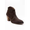 Bottines femme Aliwell Gabino A5410 chocolat cuir