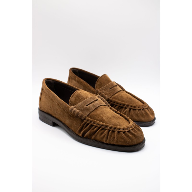 Mocassins Oxford femme ALPE 53281103 marron