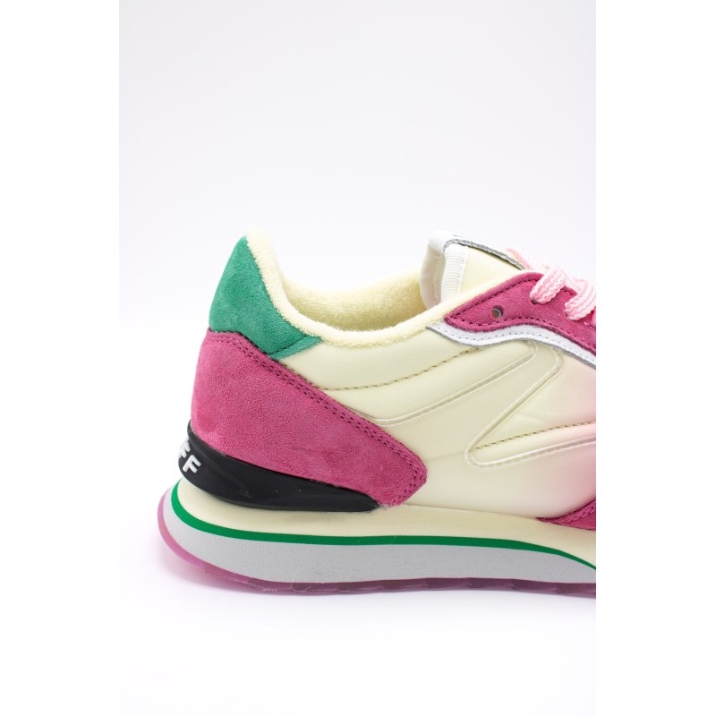 Hoff Flame – Baskets femme rose et écru tendance