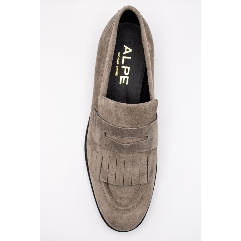Mocassins femme ALPE New Mimi 53381121 gris-beige
