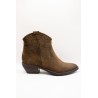 Santiags basses femme Ardito 2040 taupe en cuir