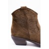 Santiags basses femme Ardito 2040 taupe en cuir