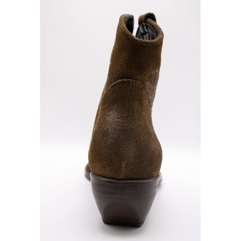 Santiags basses femme Ardito 2040 taupe en cuir