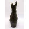 Bottines Santiags Léopard Aliwell BULITT A5931 Femme