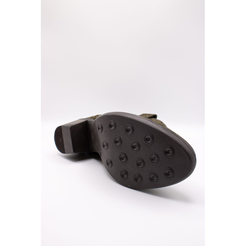 Bottines Santiags Léopard Aliwell BULITT A5931 Femme