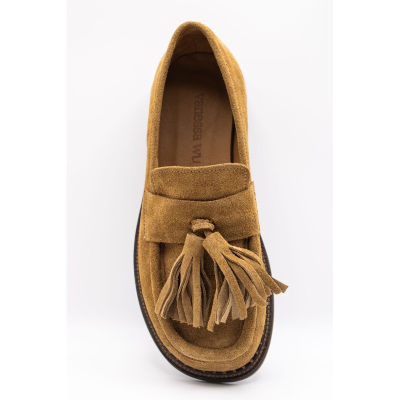 Mocassins Vanessa Wu Willow MO3031 camel femme