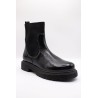 We Do 90025A/06 Bottines Chelsea plateforme noir verni pour Femme