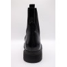 We Do 90025A/06 Bottines Chelsea plateforme noir verni pour Femme