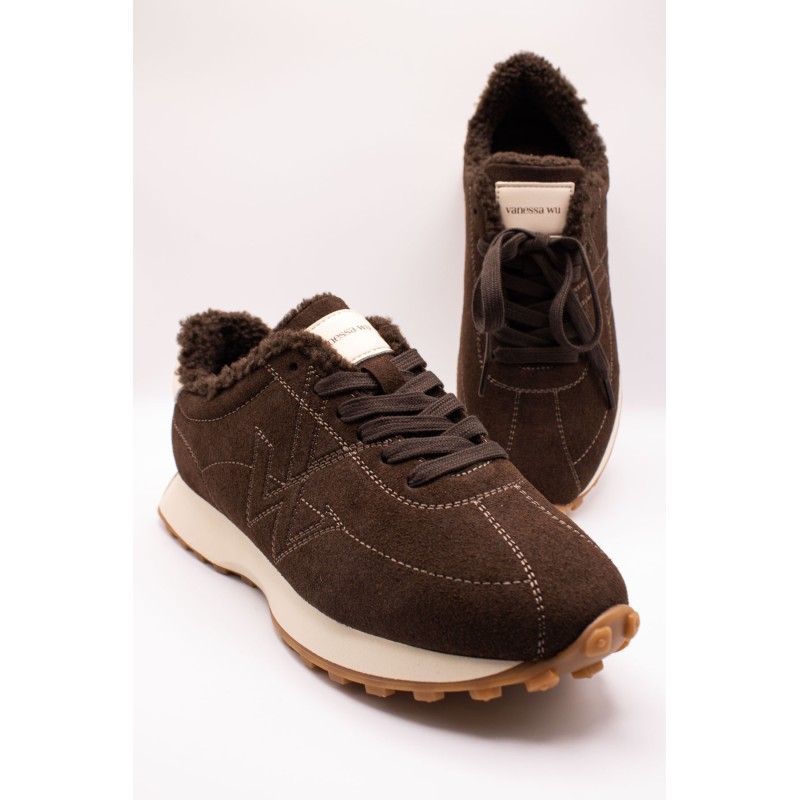 Vanessa Wu BK2939CH Flow Push baskets femme marron