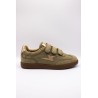 Vanessa Wu BK2938KK Aura Emblem baskets femme kaki