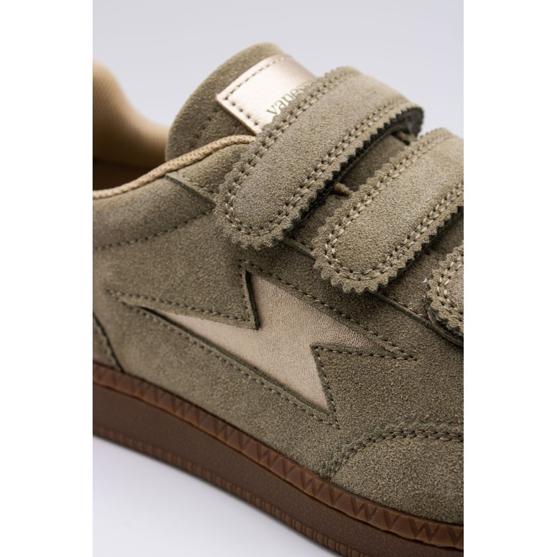Vanessa Wu BK2938KK Aura Emblem baskets femme kaki