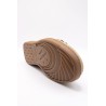 Vanessa Wu BK2938KK Aura Emblem baskets femme kaki