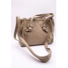 Sac à main Marlon Alba en cuir taupe | Femme