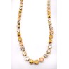 Collier TOVA Sarina Swarovski beige et doré