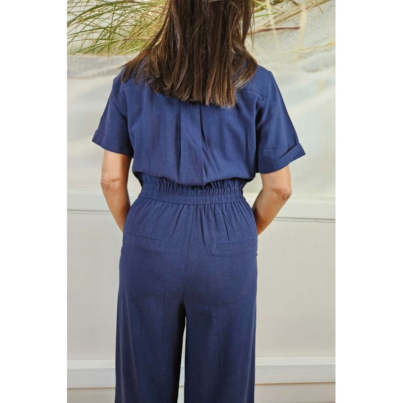 Combinaison pantalon marine Vanelle Grace & Mila