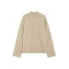 Pull femme Grace & Mila Adelice sable coupe large