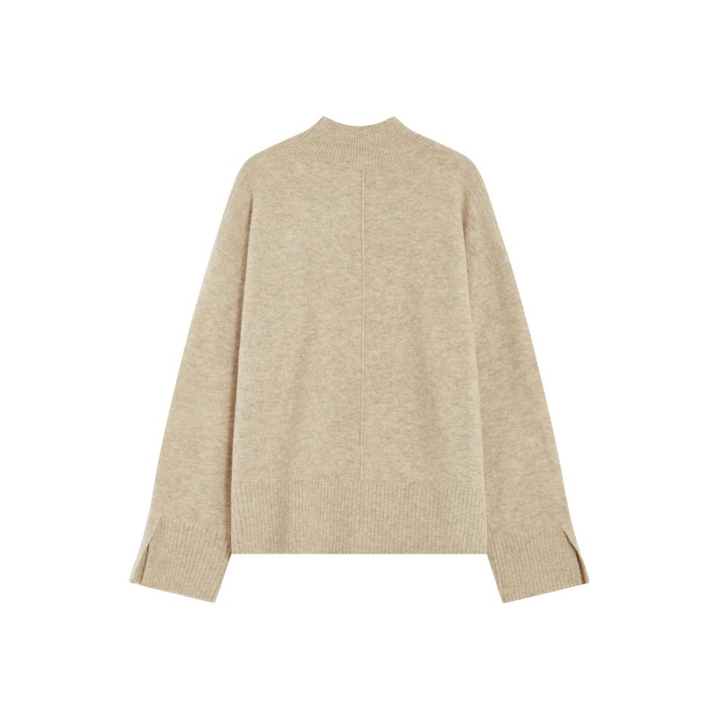 Pull femme Grace & Mila Adelice sable coupe large
