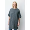 Grace & Mila Alinae Robe Courte Anthracite Coupe Droite