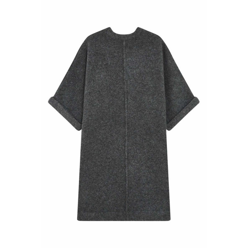 Grace & Mila Alinae Robe Courte Anthracite Coupe Droite