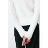 Pull femme Grace & Mila Auryn écru coupe ajustée