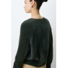 Cardigan femme Grace & Mila Aleron kaki coupe boxy