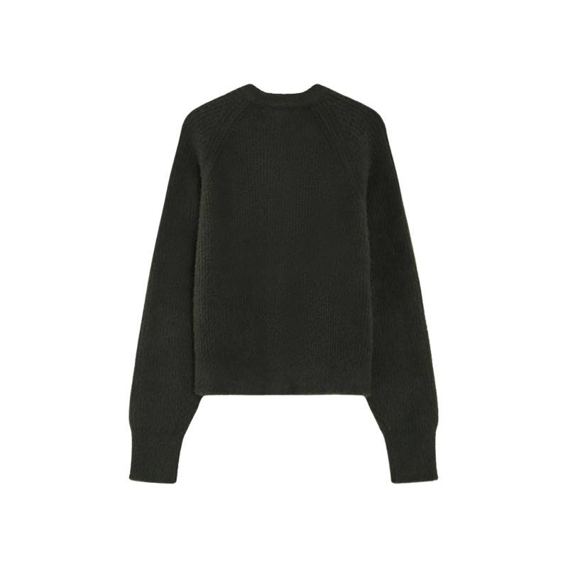 Cardigan femme Grace & Mila Aleron kaki coupe boxy