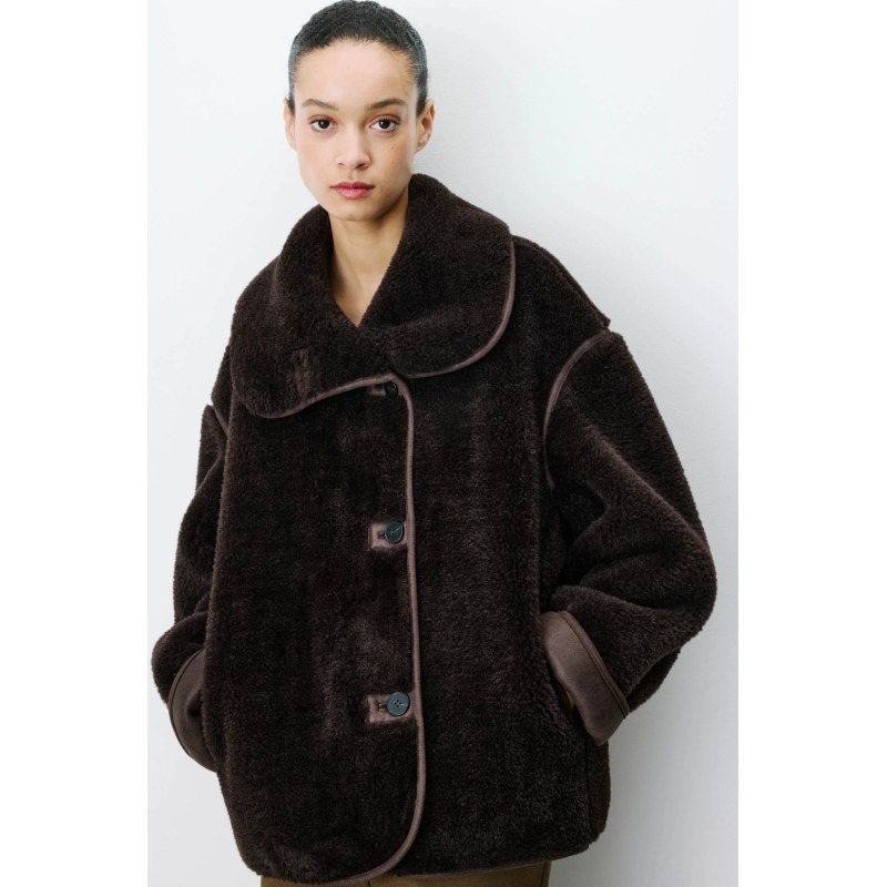 FW2619016 Grace & Mila Amelio Chocolat Coupe Oversize