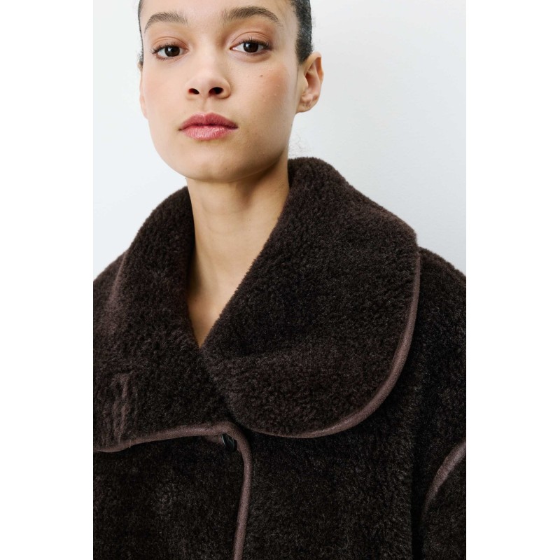FW2619016 Grace & Mila Amelio Chocolat Coupe Oversize