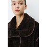 FW2619016 Grace & Mila Amelio Chocolat Coupe Oversize