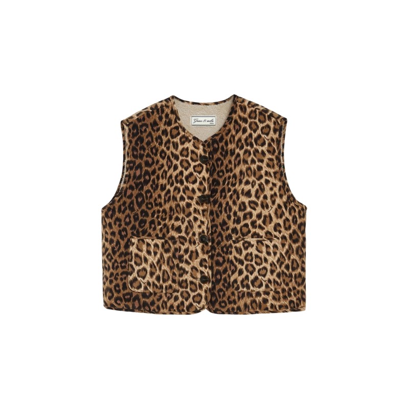 Grace & Mila Alexis Veste Sans Manches Léo Coupe Droite