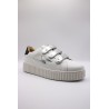 Vanessa Wu Marilou BK2387AG blanc argent basket femme