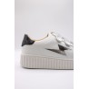 Vanessa Wu Marilou BK2387AG blanc argent basket femme