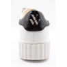 Vanessa Wu Marilou BK2387AG blanc argent basket femme