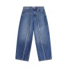 Please P3QREH0PIM Jeans femme bleu taille haute large