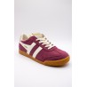 Gola Elan cerise – Baskets femme en daim