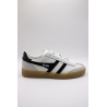 Viper leather blanc & noir - Baskets GOLA femme