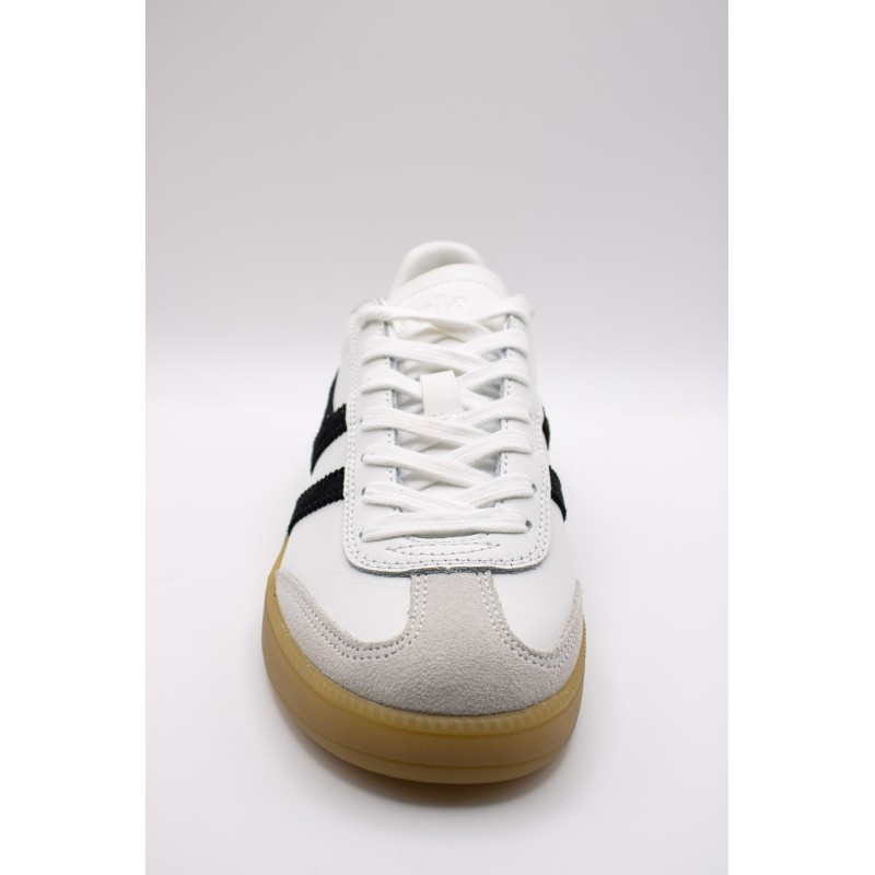 Viper leather blanc & noir - Baskets GOLA femme