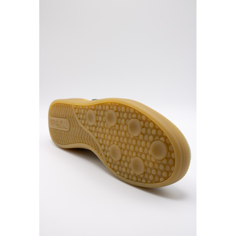 Viper leather blanc & noir - Baskets GOLA femme