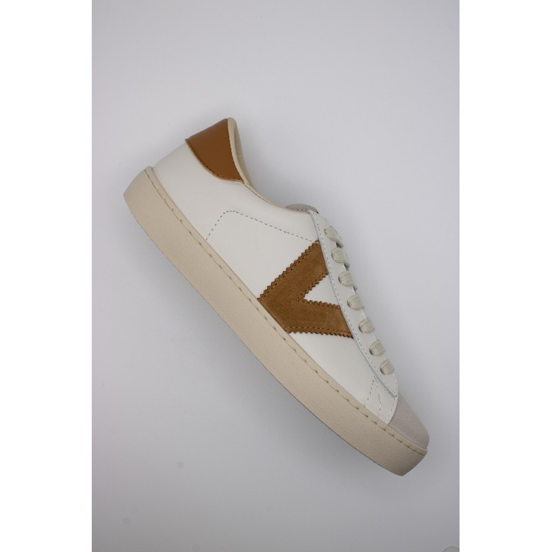 Berlin blanches & cuero  - Baskets VICTORIA Unisexes