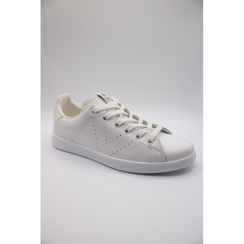 Baskets blanches & paillettes - VICTORIA Femme