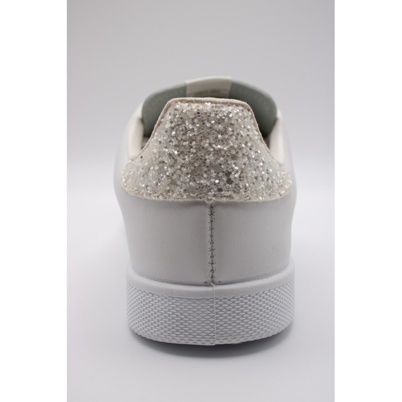 Baskets blanches & paillettes - VICTORIA Femme